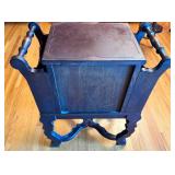 Hand Carved Vintage Humidor Cabinet