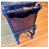 Hand Carved Vintage Humidor Cabinet