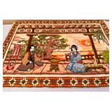 Vintage Asian Crewel Embroidery