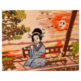 Vintage Asian Crewel Embroidery