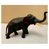 Set of Metal Elephant Figurines.