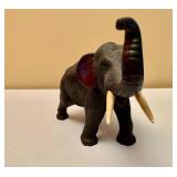 Set of Metal Elephant Figurines.