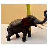 Set of Metal Elephant Figurines.