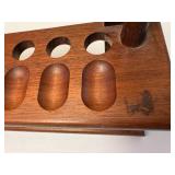 Large Wooden Vintage Pipe Stand