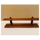 Vintage Wooden Pipe Stand