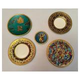 Assortment of Vintage Israel Plates and Decor