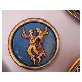 Assortment of Vintage Israel Plates and Decor