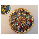 Assortment of Vintage Israel Plates and Decor