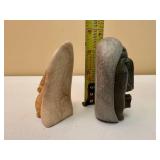 Soapstone Native Face Carvings