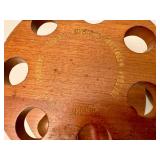 Two Vintage Wood Pipe Holders