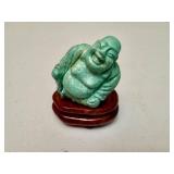 Chinese Turquoise Hand Carved Figurine