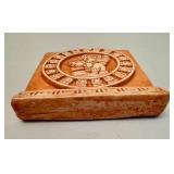 Mayan Zodiac Astrological Calendar Clay Plaque