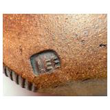 Vintage Inuit Art Pottery Canoe