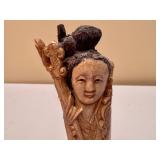 Vintage Chinese Hand Carved Figurine