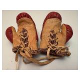 Vintage Mini Leather Boxing Gloves