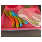 Assorted Toddler Dishes and Sippy Cups