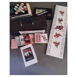 Game Assortment and Books: Dominoes, Gopher Cribbage and more!