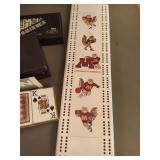 Game Assortment and Books: Dominoes, Gopher Cribbage and more!