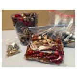Large Lot of Beaded Necklaces and Damaged Craft Jewelry