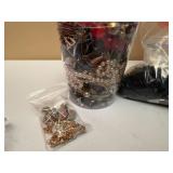 Large Lot of Beaded Necklaces and Damaged Craft Jewelry