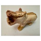 Stone Hippopotamus Figurine