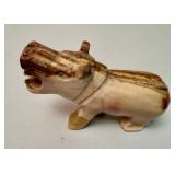Stone Hippopotamus Figurine