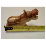 Stone Hippopotamus Figurine
