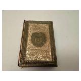 1959 Hebrew Prayer Book/Siddur Silver Tone Cover w/Turquoise Stones