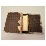 1959 Hebrew Prayer Book/Siddur Silver Tone Cover w/Turquoise Stones