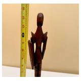 Vintage "Don Quixote" Hand Carved Wood Statue