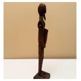 Vintage "Don Quixote" Hand Carved Wood Statue