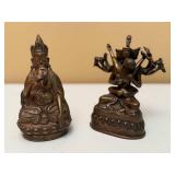 Vintage Tibetan Buddhist Bronze/Brass Figurines