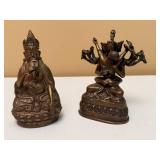Vintage Tibetan Buddhist Bronze/Brass Figurines