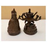 Vintage Tibetan Buddhist Bronze/Brass Figurines