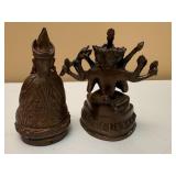 Vintage Tibetan Buddhist Bronze/Brass Figurines