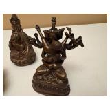 Vintage Tibetan Buddhist Bronze/Brass Figurines