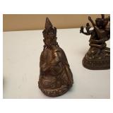 Vintage Tibetan Buddhist Bronze/Brass Figurines