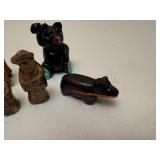 Small Ceramic & Wood Figurines