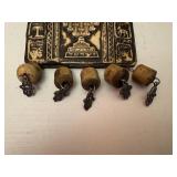 Hand Carved Hebrew Amulet