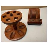 Small Wooden Pipe Holders