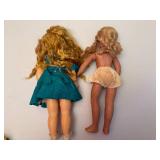 Vintage Saucy Walker Doll and Baby Doll