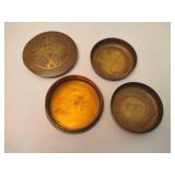 Bronze Trinket Box w/Removable Dishes
