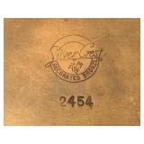 Bronze Trinket Box w/Removable Dishes