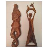 Two Wood Carvings