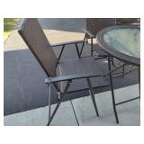 Outdoor Bistro Set & Side Table