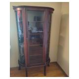 Wood & Glass Curio Cabinet