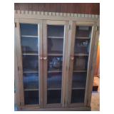 MCM Solid Wood Three-Door Cabinet