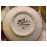 Mikasa "Mediterrania" Burnt Orange Dinnerware