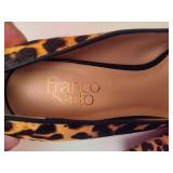 Franco Sarto Wedge Heels (Size 8) & Matching Clutch