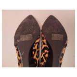 Franco Sarto Wedge Heels (Size 8) & Matching Clutch